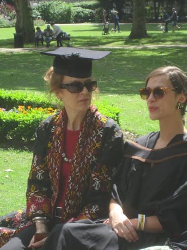 Pru and Mikaela ponder life's mysteries after graduation ceremony