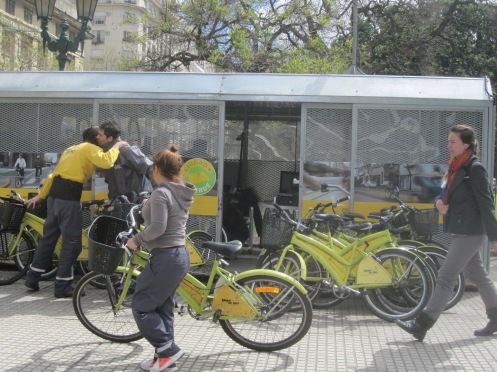 Boris bikes in Buenos Aires