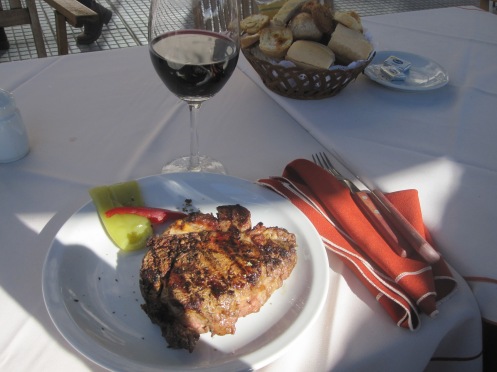 Succulent steak in Buenos Aires - jugoso